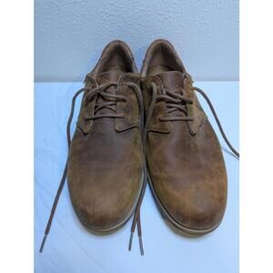 Columbia Men's Brown Leather Davenport Casual Shoes EUC Men's Size 10.5